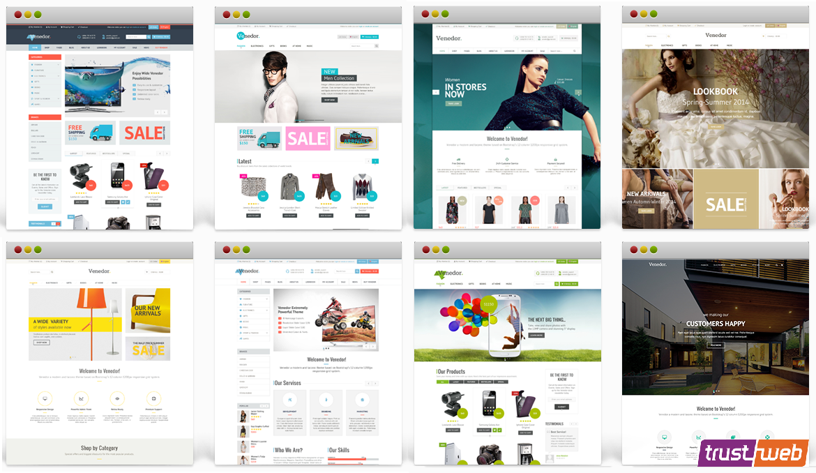 Theme WordPress bán hàng chuyên nghiệp Venedor