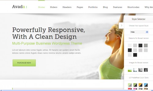Avada - Mẫu wordpress theme đẹp và đa năng dành cho doanh nghiệp
