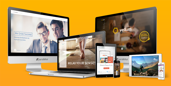 Mẫu thiết kế website du lịch đẹp Vellum - Responsive WordPress Theme