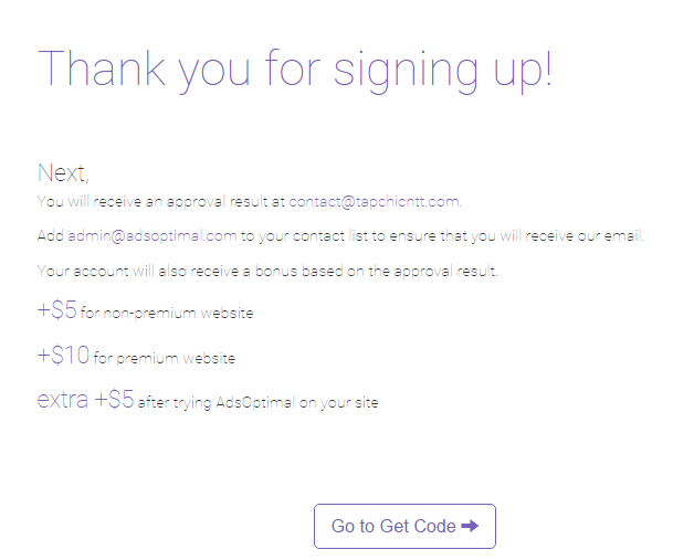 Kiếm tiền từ quảng cáo của Adsoptimal (4)