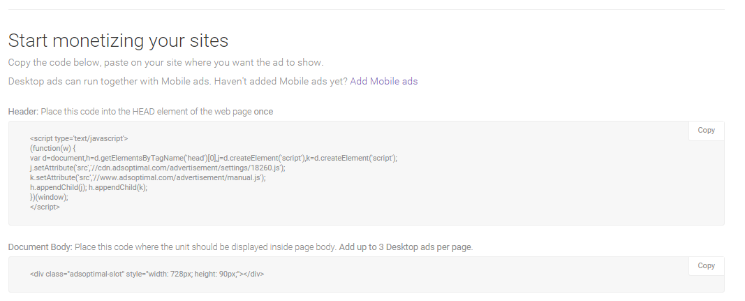 Kiếm tiền từ quảng cáo của Adsoptimal (10)
