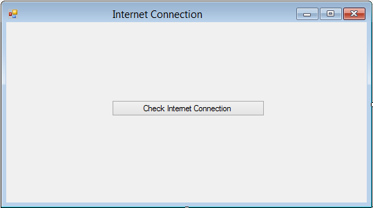 Kiểm tra tình trạng kết nối internet của máy tính trong C#