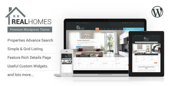 Real Homes - WordPress theme bất động sản bán chạy nhất