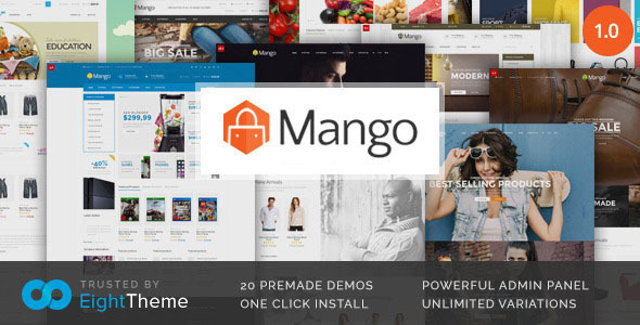 Mango - Theme WordPress bán hàng đẹp, đa năng, chuyên nghiệp, chuẩn SEO