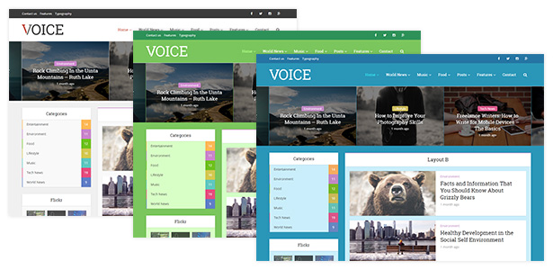 Voice - Theme WordPress làm blog chuyên nghiệp