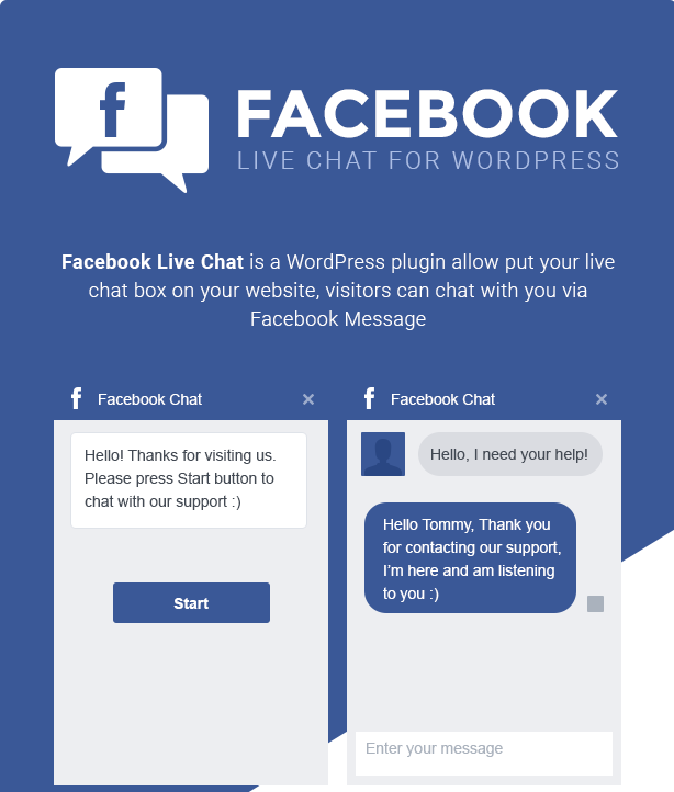 Wordpress Plugin Facebook Live Chat trên website của bạn