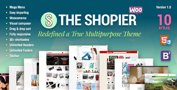 Shopier - Theme WordPress bán hàng chuyên nghiệp
