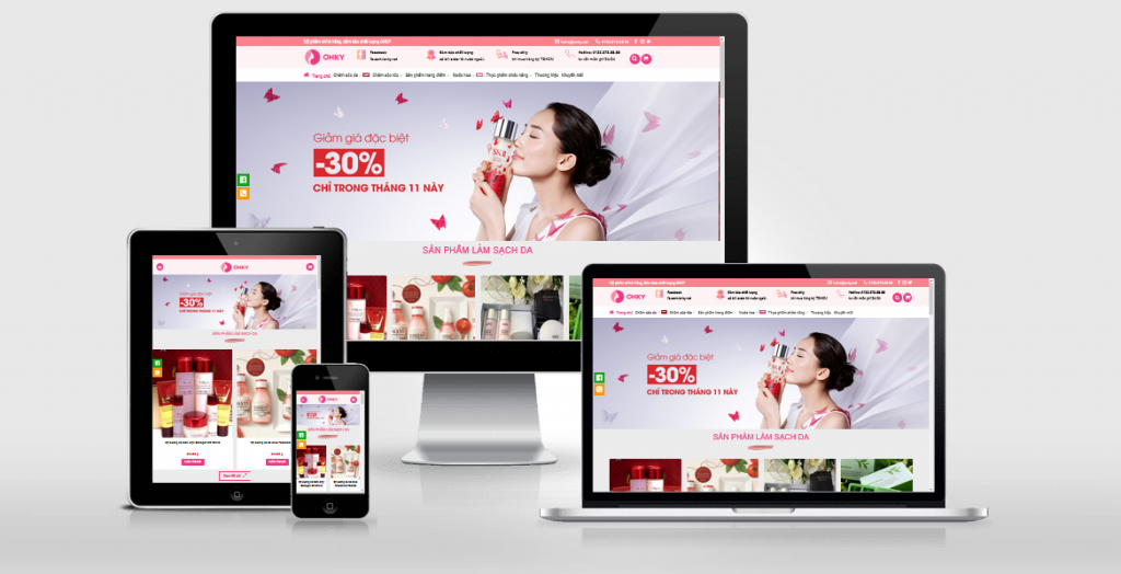 WS Cosmaty &#8211; Theme WordPress shop bán mỹ phẩm miễn phí