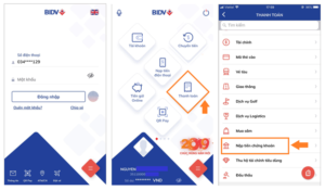 Chuyển tiền từ ngân hàng BIDV vào tài khoản chứng khoán VNDIRECT