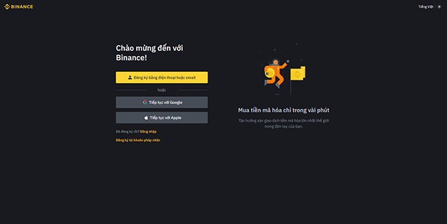 Hướng dẫn cách đăng ký tài khoản Binance mới nhất 2022 Hướng dẫn cách đăng ký tài khoản Binance mới nhất 2022
