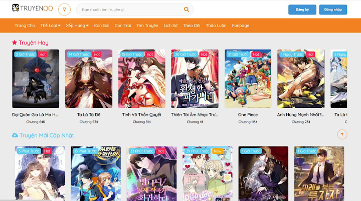 TruyenQQ – Website Đọc Truyện Tranh Miễn Phí Được Yêu Thích Tại Việt Nam